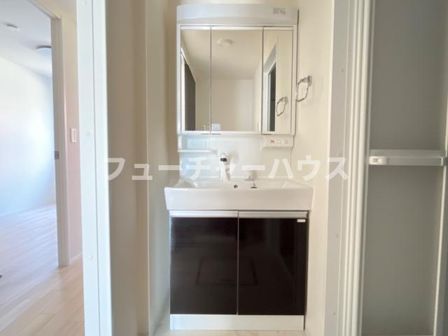 ユニゾン　フォレストの洗面所|洗髪洗面化粧台