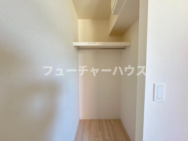 ユニゾン　フォレストの収納|ウォークインクローゼット