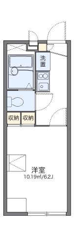 レオパレスヴィラ浜田の間取り