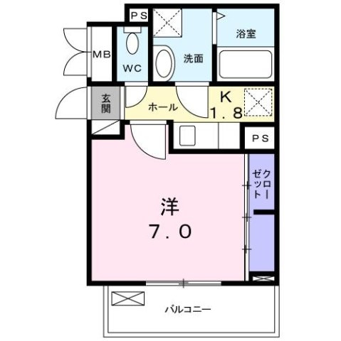 グランツ　エムの間取り