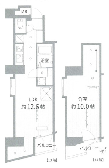 【間取り】 | メインステージ入谷