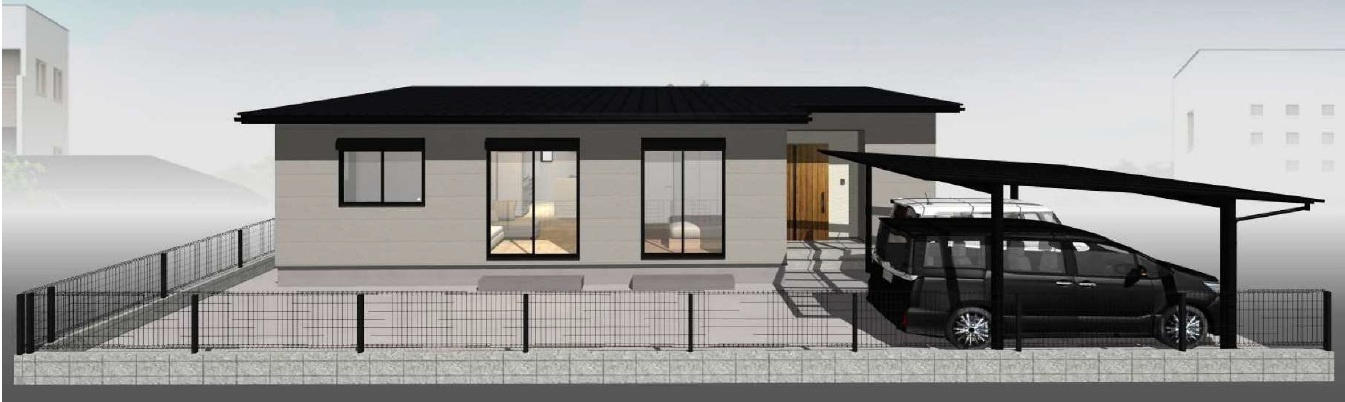 香美市土佐山田町東本町2丁目　建築条件付き　売土地　南棟　（全2区画）
