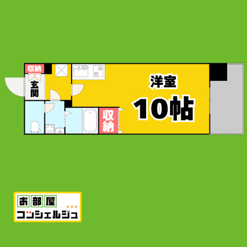 KDXレジデンス神宮前の間取り
