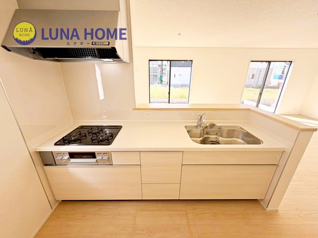 土浦市木田余西台第2　新築戸建　3号棟のキッチン