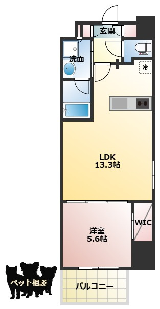 Dimus北浜の間取り