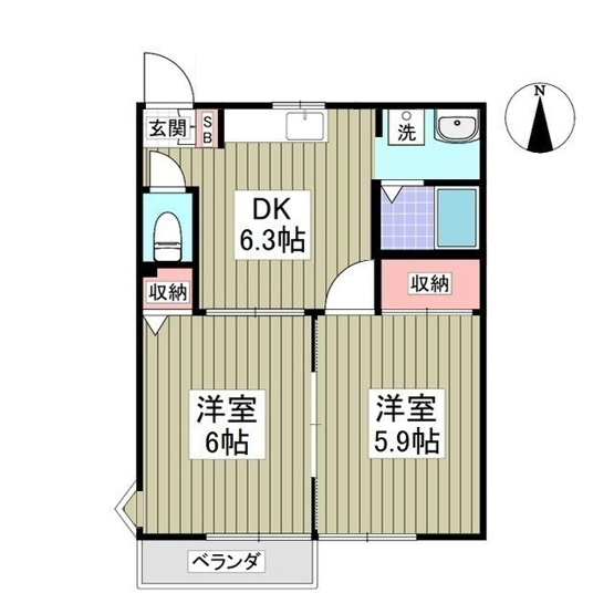 【間取り】 | コンフォーレハイムレッド