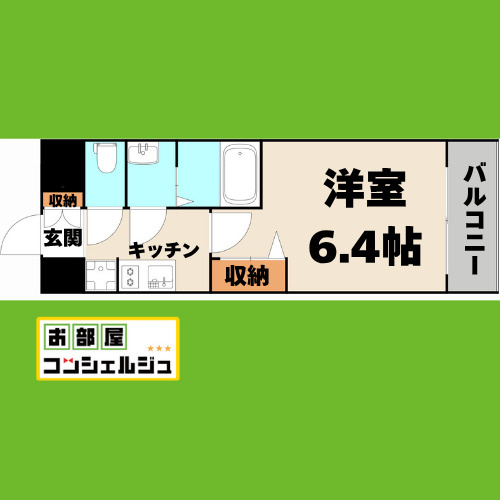 ディアレイシャス上前津の間取り