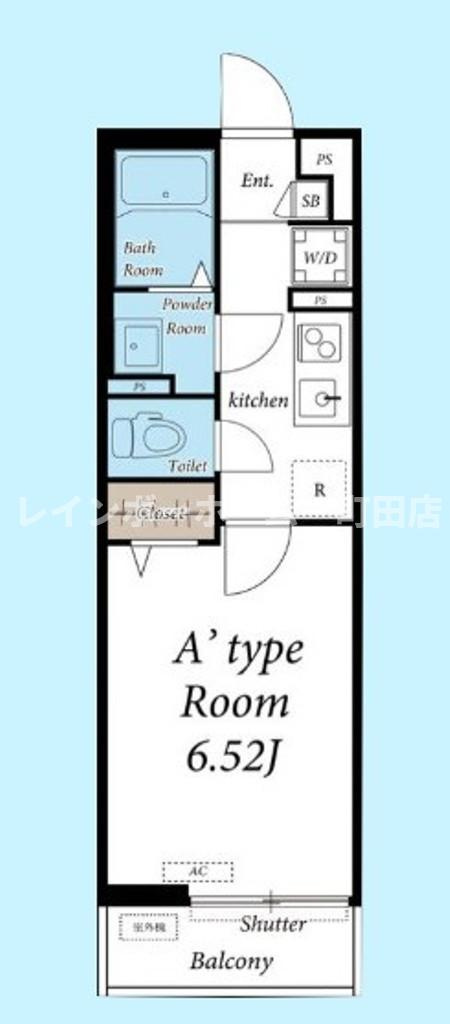 リブリ・南町２※初期費用分割後払いサービス利用可能物件の間取り