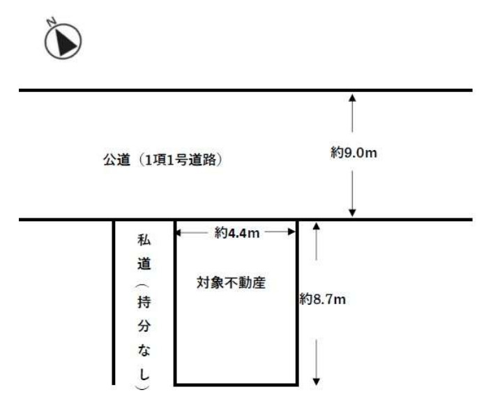 藤沢市菖蒲沢　中古戸建の区画図