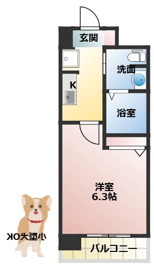 SWISS梅田東の間取り