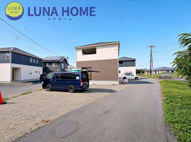 土浦市神立町第9　新築戸建　3号棟の前面道路含む現地写真