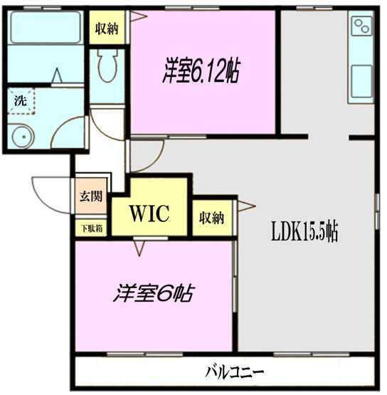 【間取り】 | レセーナアサカ