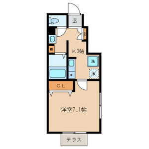 アントル　リヴィエールの間取り|間取りです。