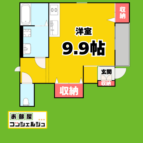 ボンヌール柳瀬の間取り