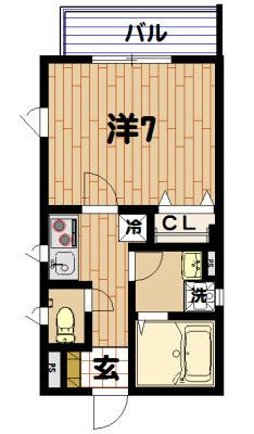 シンフォニカの間取り|間取りです。