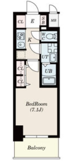 S-RESIDENCE星ヶ丘の間取り