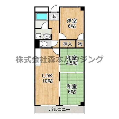 【間取り】 | 　メゾンジョイ