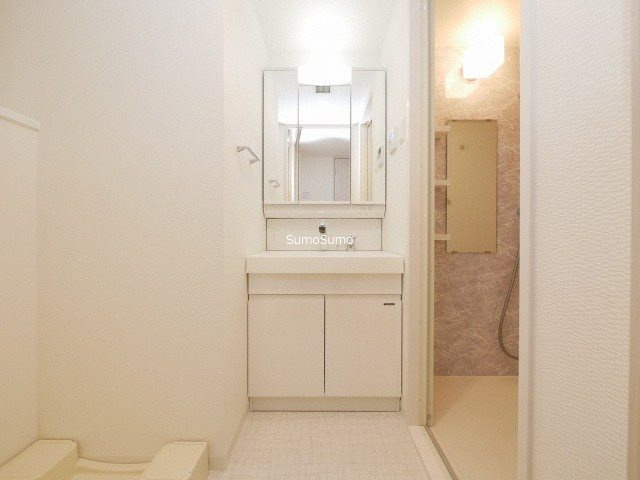 S-RESIDENCE阿波座WESTの洗面所