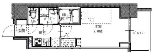 S-RESIDENCE堺筋本町Deuxの間取り