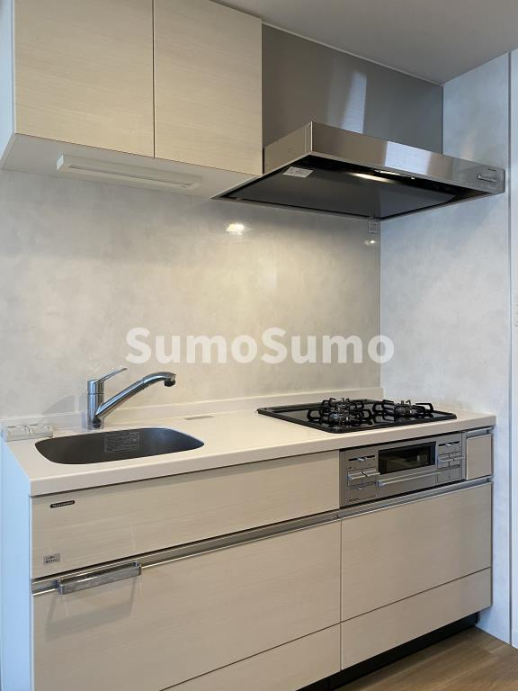 MILANO SAKAISUJIのキッチン|コンパクトなキッチンで掃除もラクラク