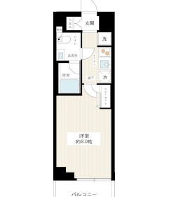 HY's crecer 清澄白河の間取り