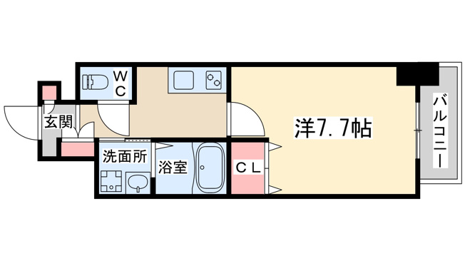 【間取り】 | ラドゥセール梅田イースト