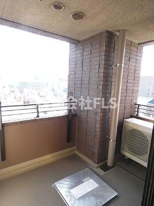 千代田区一番町の賃貸マンションのバルコニー