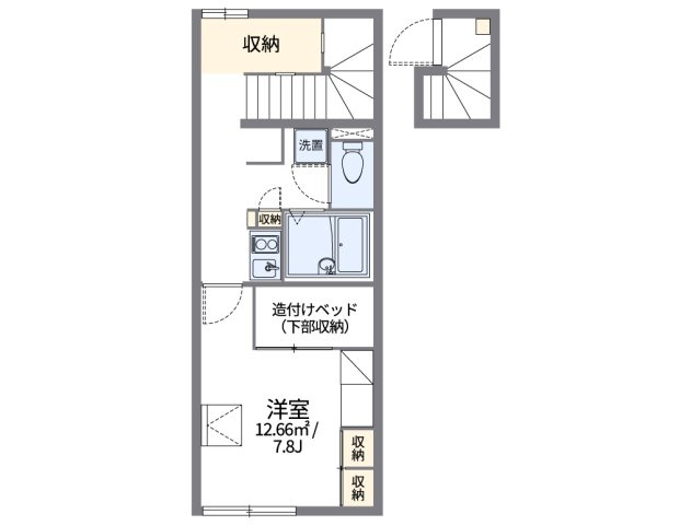 レオパレスリビエールの間取り