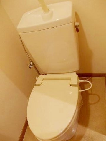 コモドハウスⅠのトイレ|落ち着いた色調のトイレです