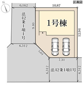 リーブルガーデン加古川市西神吉町大国の区画図