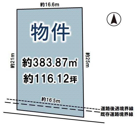 筑西市下平塚の土地図|区画図