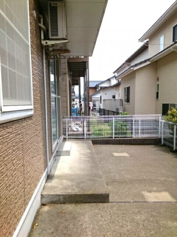 センチュリーテラス　Ａの庭|お庭の付いた物件です