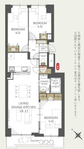 シェルピア西麻生の間取り