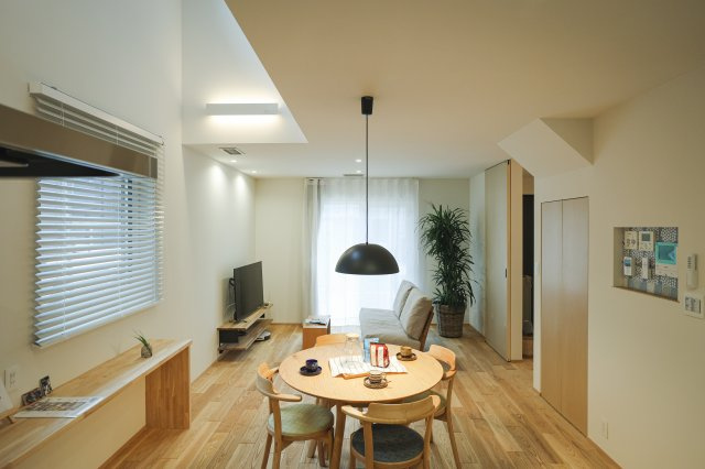 西蒲田モデルハウス　中古戸建　の居間・リビング