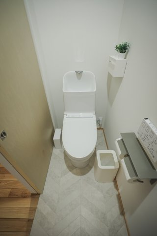 西蒲田モデルハウス　中古戸建　のトイレ|落ち着いたトイレです
