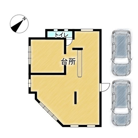 加西市北条町北条　テナントの間取り