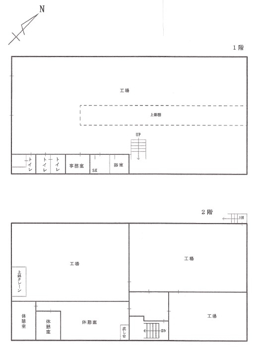 丹波市春日町古河　倉庫　の間取り