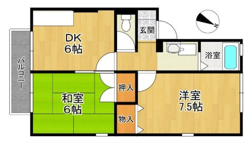 【間取り】 | ヴィラモンテ | ヴィラモンテB(Good Home)