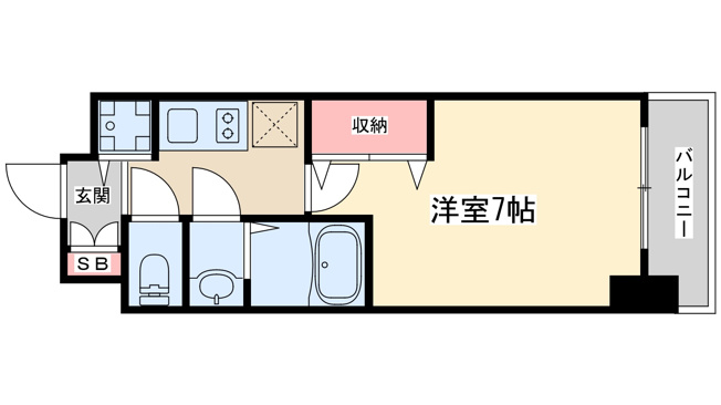 【間取り】 | ラグゼ淡路2