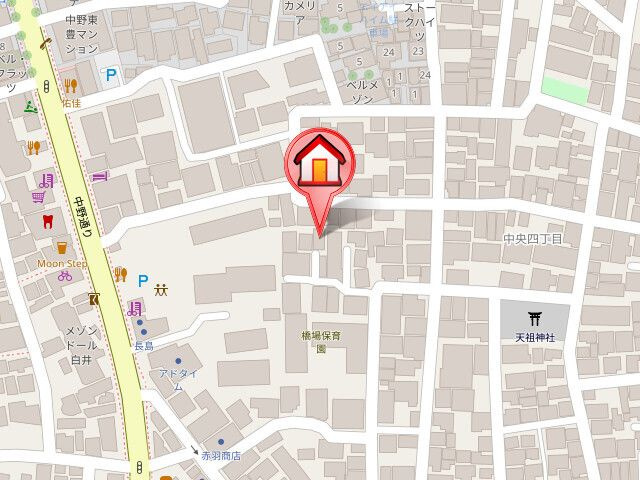 M＆Mハイムの地図