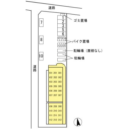 サマービレッジの区画図