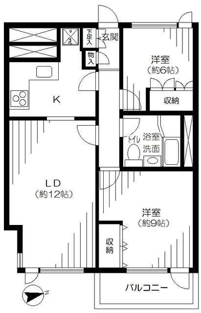 西麻布ガーデンの間取り