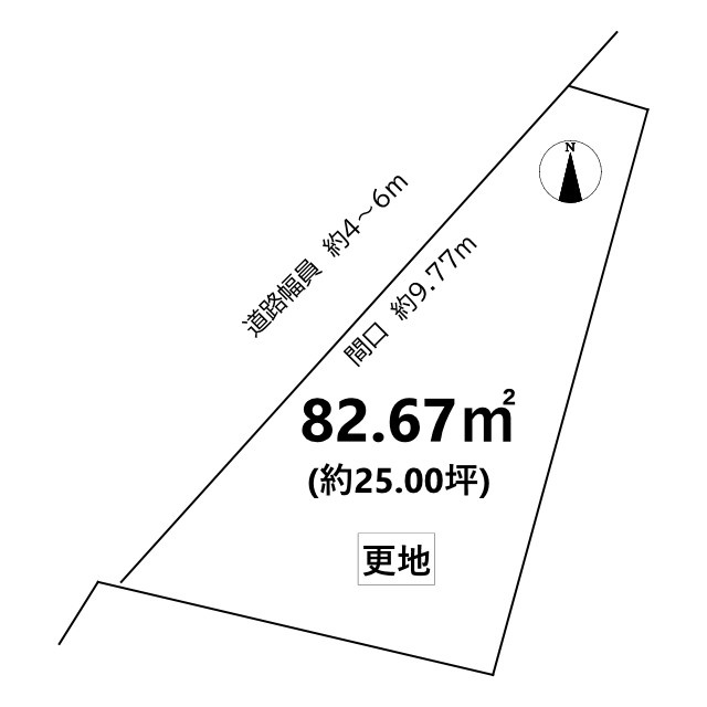 上賀茂菖蒲園町 土地の土地図