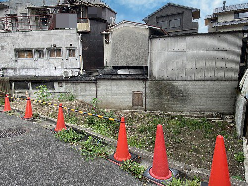 上賀茂菖蒲園町 土地の外観