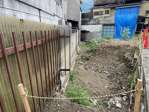 上賀茂菖蒲園町 土地の外観