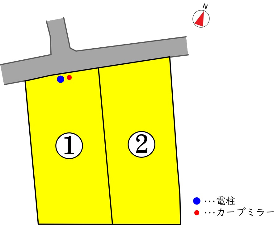 東邦ピュアコート波田の区画図