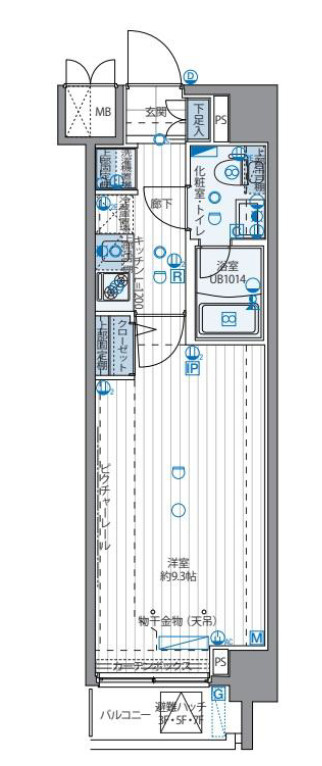 パティーナ住吉の間取り