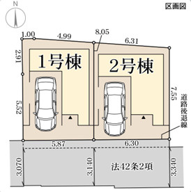 リーブルガーデン大阪市西成区玉出東の区画図