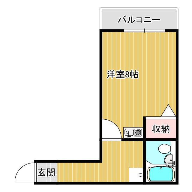 つばさハイツの間取り