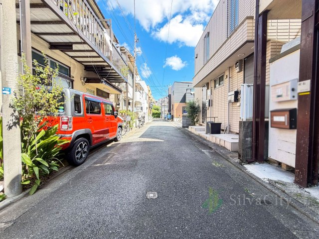 大田区池上6丁目の前面道路含む現地写真